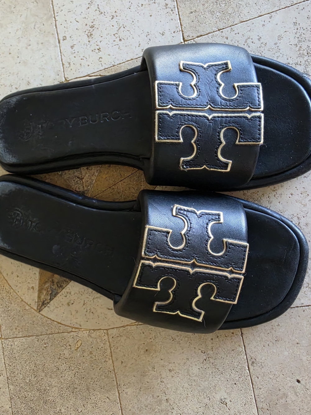 Tory Burch Women's Double T Sport Slides - Picture 4 of 14